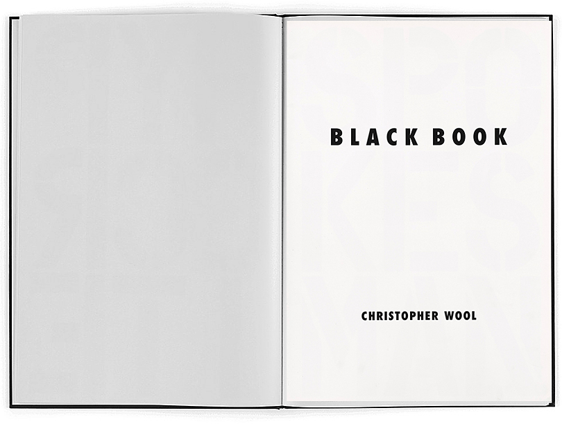 Christopher Woll Main pageW Black Book 1989 kapak